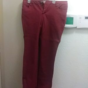 Red jeans